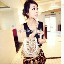 2012 New Metal Chain Mortise Lock Evening Bag Cosmetic Bag Fashion L