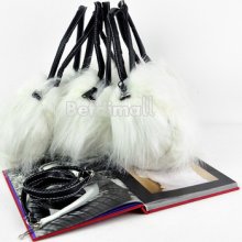 3 Pcs Lovely Mini Winter Fur Leather Handbag Shoulder Bag White Fashion K0e1 Hot