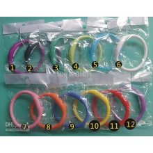 30pcs/lot Jelly Silicone Colorful Digital Watches Fashion Jelly Resi