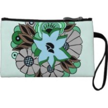 30s Deco Bouquet: Ocean Spa Wristlet