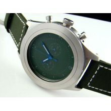 52mm Big Face Green Sandwich Dial Full Chronograph A042