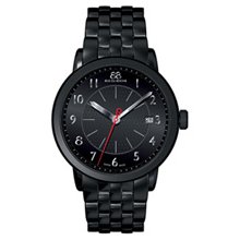 88 RUE DU RHONE Black PVD Stainless Steel Watch with Black Dial