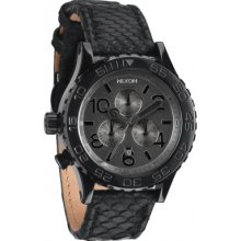 A037-1848 Nixon Ladies 42-20 Chrono Black Snake Watch