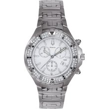 Accutron Men's Val d'Isere Diamond Chronograph Watch 26E03