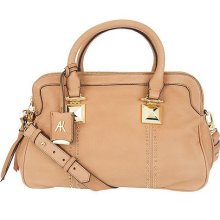 Aimee Kestenberg Pebble Leather Dakota Satchel - Vachetta - One Size