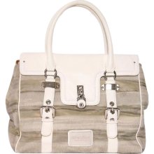 Albert Chloe Large Dominique Bag in Ivory