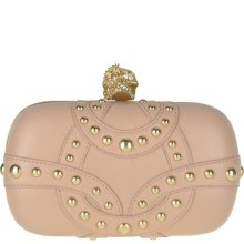 alexander mcqueen: pink clutch