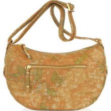 Alviero Martini 1A Classe Designer Handbags, Nappa Geo - Print Leather Shoulder Bag