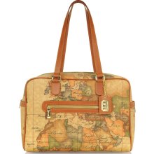 Alviero Martini 1A Classe - Alviero Martini 1A Classe Geo Print Large Tote Bag