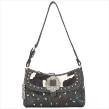 American West Prairie Rose Zip-Top Shoulder Bag