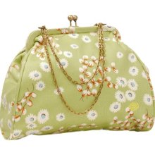 Amy Butler Kalencom Nora Clutch with Chain Color: Blue Eyed Daisy