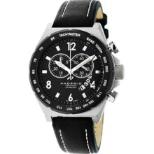 Android Men's AD449BW Interceptor Chronograph Black/White Dial