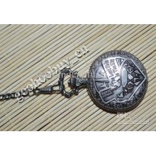 Anime The Lost Ship In The Sky Pocket Watch Pendant Necklace Coat Ch