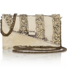 Anndra Neen - Melted Envelope silver-tone shoulder bag