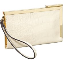 Anne Klein Color Rush Frame Wristlet - Cream