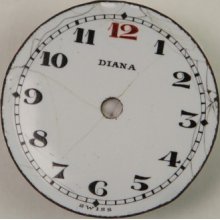 Antique Ladies Diana Porcelain Watch Dial 23mm