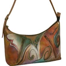 Anuschka Bags HAND PAINTED Medium Hobo 450AS Womens