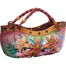 Anuschka Large Rouched Hobo - Luscious Lilies