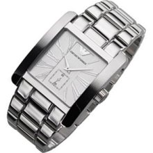 Armani Men's Watch Ar0182 Stainless Steel Quartz Battery Operated