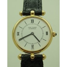 Authentic 18k Gold Van Cleff & Arpels Pierre Arpels Ladies Watch Made By Piaget