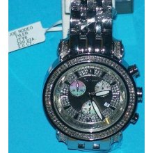 Authentic Mens Jojo Joe Rodeo Tyler 2.00ct.aprx.real Diamond Watch Jty6