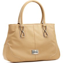 Avenue Plus Size Faux Pebbled Leather Satchel