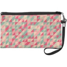 Aztec Inspired Pattern Wristlet