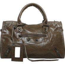 Baginc The Route 66 Trendy Cowhide Leather Bag Khaki