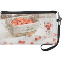 Basket of Cherries Wristlet