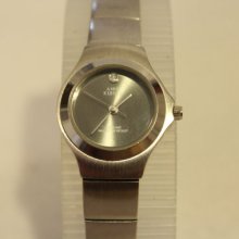 Beautiful ANNE KLEIN II Diamond Womens Watch Stainless Steel, Great Condition