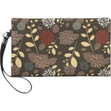 Beautiful flowers leaves branches Wristlet