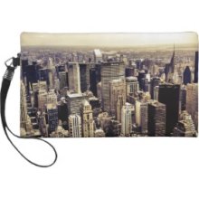 Beautiful New York City Skyscrapers Skyline Wristlet Purse