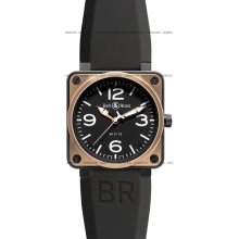 Bell & Ross BR01 BR01-92-BD-Carbon-PinkGold Mens wristwatch