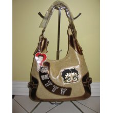 Betty Boop HandBag in Gold #BB113-7166 (Sale$49.99)