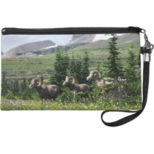 Bighorn Sheep Suszek Wristlet Clutches