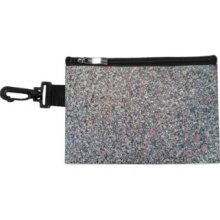 Black and White colored marble surface texture Accessory Bag