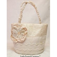 Blush Dupion Silk Bag