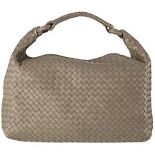 Bottega Veneta Woven Grey Sloane Hobo