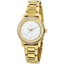 Breil Watch, Womens Gold Ion Plated Stainless Steel Bracelet 41mm TW10