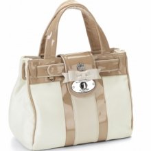 Brighton Ashby Small Handheld Satchel Champagne-Marshmallow