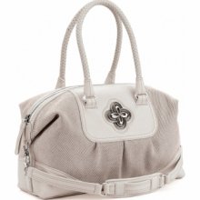 Brighton Sanibel Satchel Natural-White