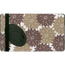 Brown and Tan Flower Blossoms Floral Print Ipad Cases