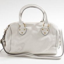 Bueno Veg Tan Soft Satchel - White- White