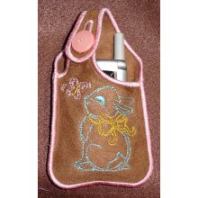 Bunny Butterfly Embroidered Cell Phone Case