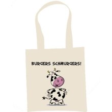 Burgers Schmurgers Tote \ Shoulder Bag - Vegetarian Vegan Veggie Animal Rights