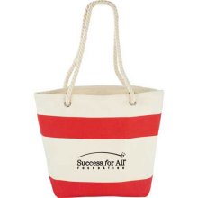 Capri Stripes Shopper Tote