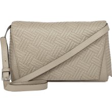 Carrie - Womens Quilted Shoulder Bag in Ash