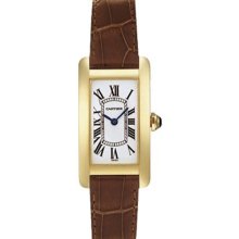 Cartier Women's Tank Americaine Silver Dial Watch W2601556