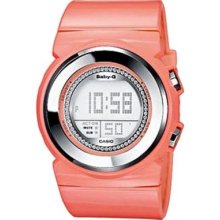 Casio Baby-g Bg-d10-digital 34th Wrist Watch Women's Rhinestone Watch Round Zxc