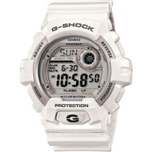 Casio Men's G-Shock G8900A-7 White Resin Quartz Watch with Digital Dial